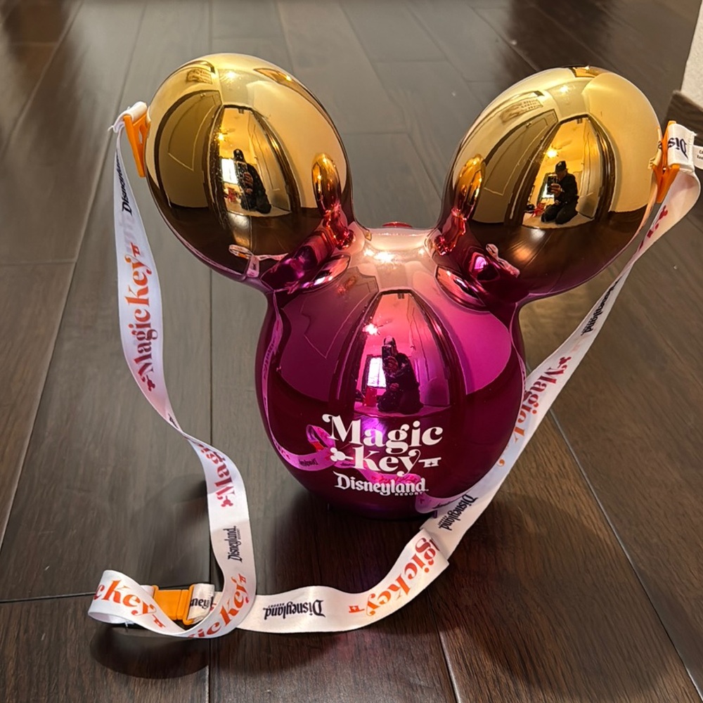 Disneyland Magic Key Souvenir popcorn bucket